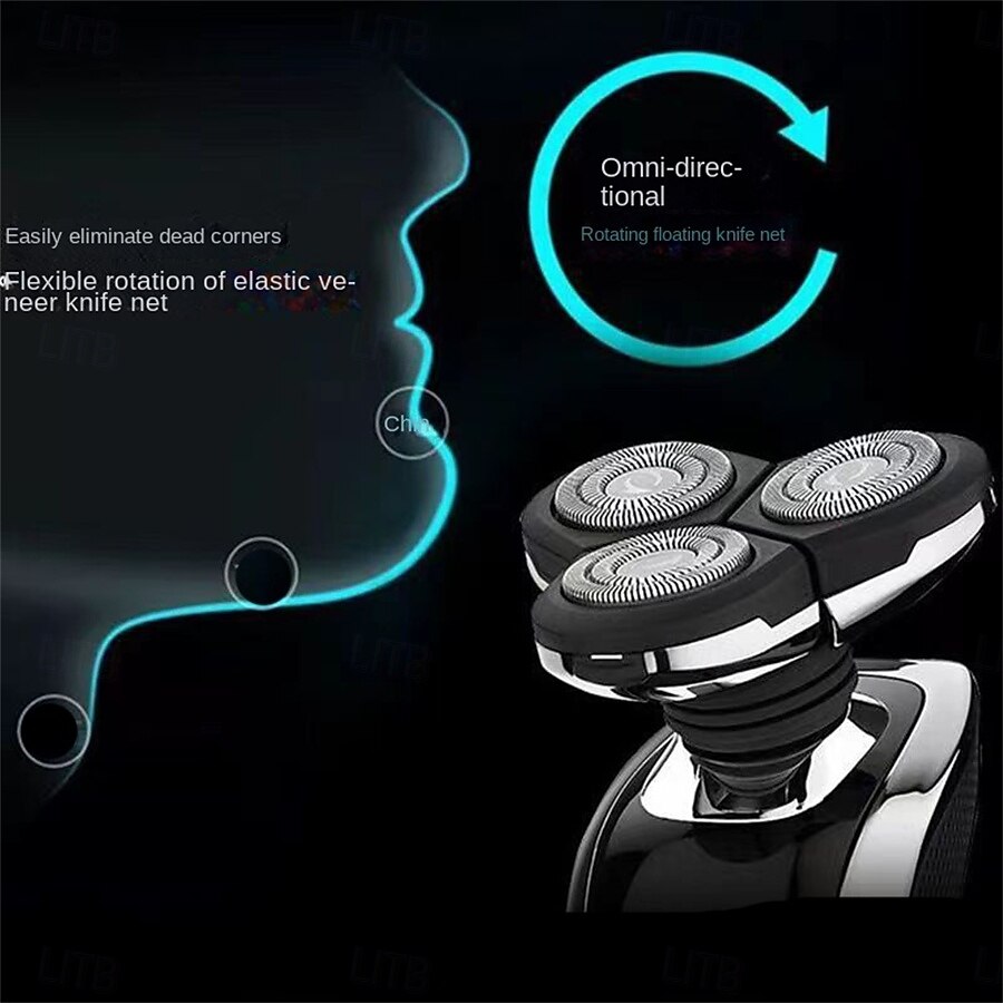 2025年 3-in-1 ヘアトリマー 多機能ヘアクリッパー オールインワン 鼻毛トリマー シェーバー 安全 くっつかない メンズ ホームヘアケア  コレクション – $25.99 –P8