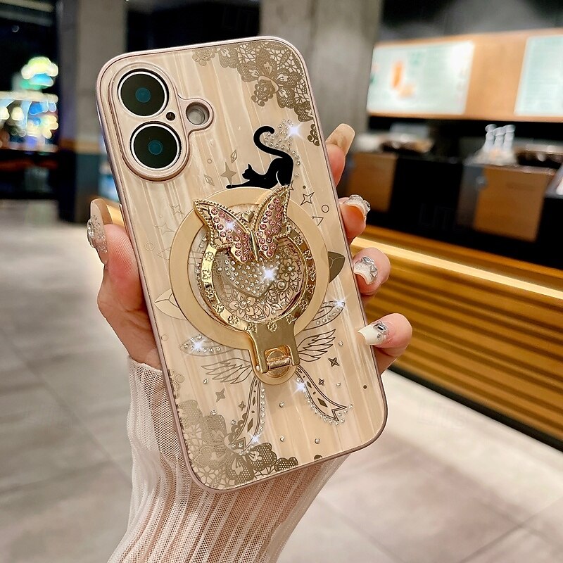 2025年 電話 ケース 用途 iPhone 16 Pro Max プラス iPhone 15 プロマックスプラス iPhone 14 Pro Max iPhone 14 Pro Max Plus iPhone 13 Pro Max バックカバー スタンド付き 磁石バックル ワイヤレス充電をサポート レトロ風 TPU PC  コレクション – $22.99 –P2