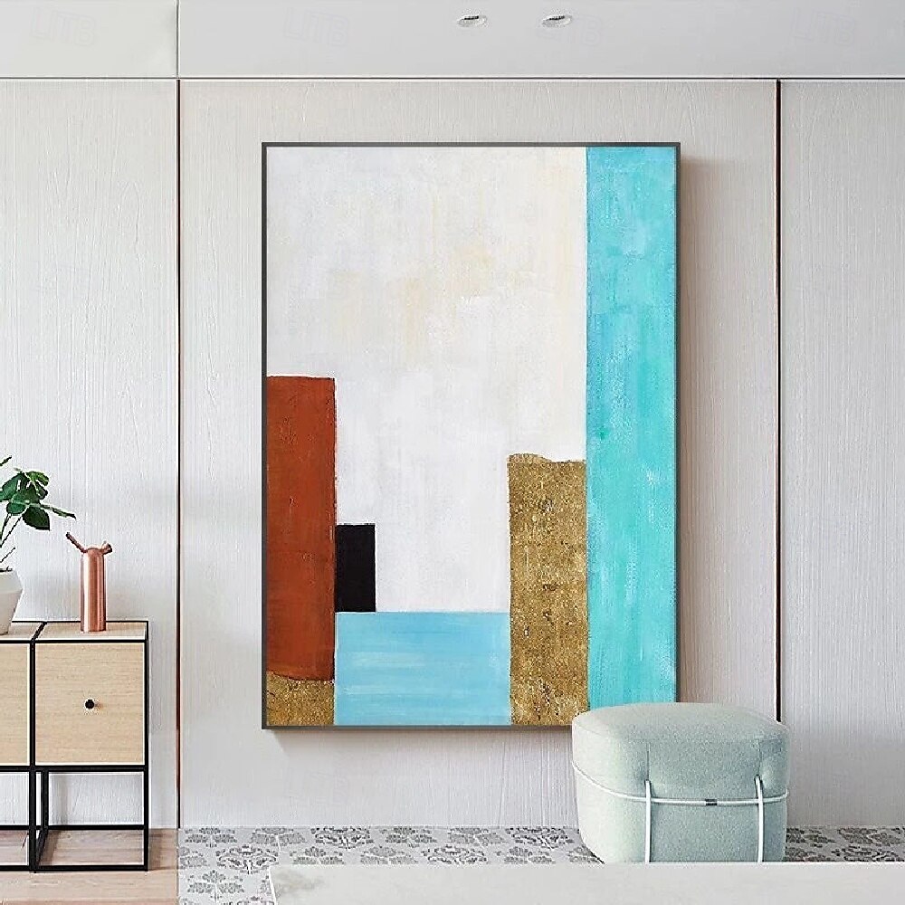 reines handgemaltes modernes Ölgemälde blaue Folie Wolke Meer hängendes Gemälde schwarz weiß abstraktes Ölgemälde für Wohndekoration Gemälde Wandkunst Gemälde 2025 - $125.99 –P4