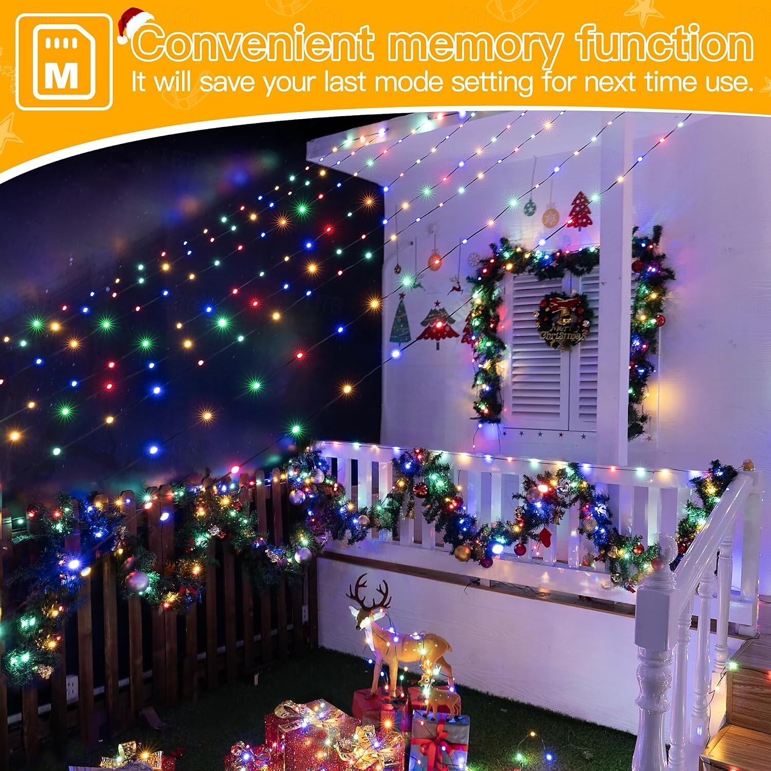 100M 1000 LEDs Christmas String Lights, Waterproof Leather Wire Light String with Remote Control, Low Voltage, Perfect for Christmas Outdoor & Indoor Decoration 2025 - $25.99 –P7