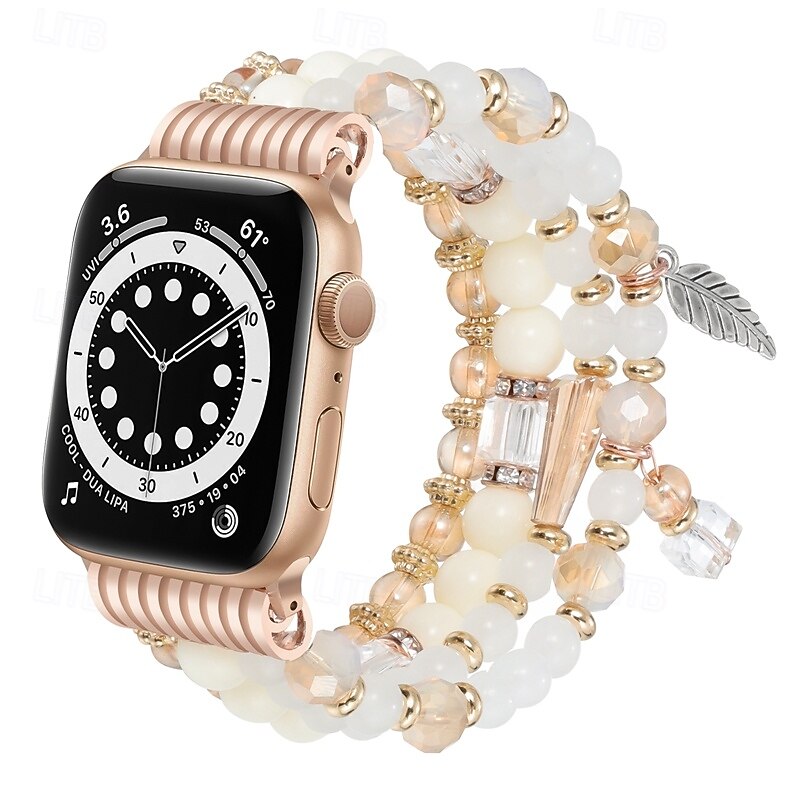Pulseira Esportiva Compatível com Pulseira Apple Watch 38mm 40mm 41mm 42mm 44mm 45mm 49mm Com Miçangas Ajustável Respirável Contas pulseira de substituição para iwatch Ultra 2 Series 9 8 7 SE 6 5 4 3 de 2025 por $12.99 –P13