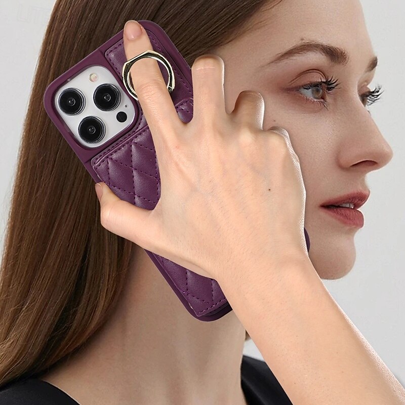 Phone Case For iPhone 16 Pro Max Plus iPhone 15 Pro Max Plus iPhone 14 13 12 11 Pro Max Plus iPhone 14 Pro Max iPhone 13 12 11 Pro Max Back Cover with Stand Holder with Lanyard with Wrist Strap Retro 2025 - $20.99 –P3