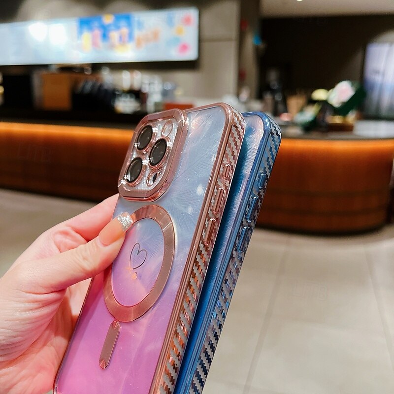 2025年 電話 ケース 用途 iPhone 16 Pro Max プラス iPhone 15 プロマックスプラス iPhone 14 13 12 11 Pro Max Plus iPhone 14 Pro Max iPhone 13 12 11 Pro Max バックカバー 磁石バックル ワイヤレス充電をサポート リストストラップ付き レトロ風 TPU アクリル コレクション – $17.99 –P11