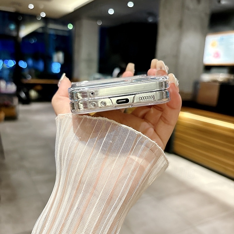телефон Кейс для Назначение Z-флип 6 Z Flip 5 Z Flip 4 Z Flip 3 Кейс на заднюю панель Защита от удара Ретро ПК 2025 - $13.99 –P14
