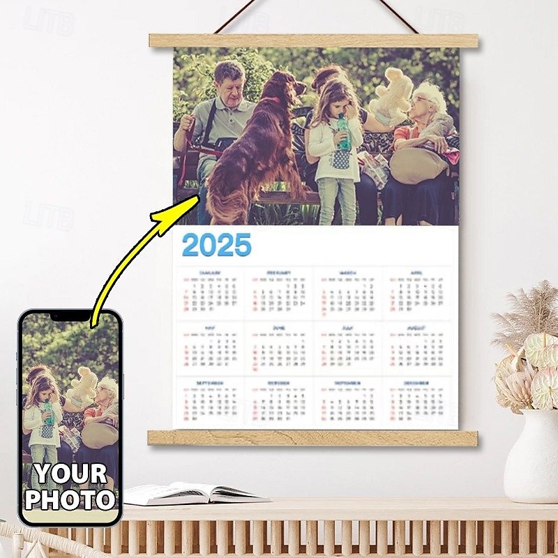 poster personalizzati del calendario 2025 con appendini stampe su tela e poster da parete poster personalizzati del 2025 a $25.99 –P9