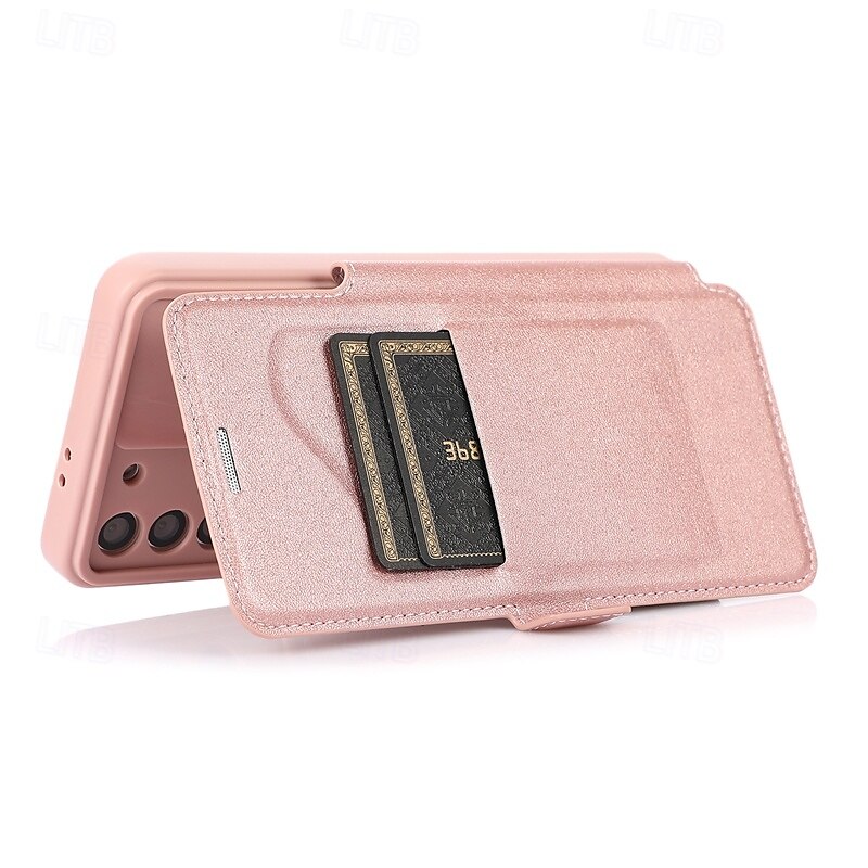 Phone Case For S21 A72 A71 A51 A31 S20 Plus S20 Ultra S20 A32 A52 Flip Cover with Stand Holder Card Slot Shockproof Retro TPU PU Leather 2025 - $17.99 –P13