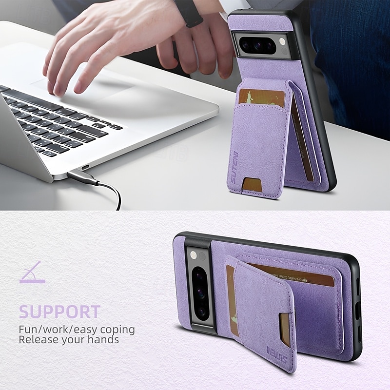 telefoon hoesje Voor Pixel 9 Pro Pixel 9 Pro XL Pixel 8 Pro Pixel 8 Pixel 9 Pixel 7 Pixel 7 Pro Pixel 6 Pixel 6 Pro Wallet Card Case met standaard Kaartsleuf Schokbestendig Retro TPU PC PU-nahka 2025 - $19.99 –P5