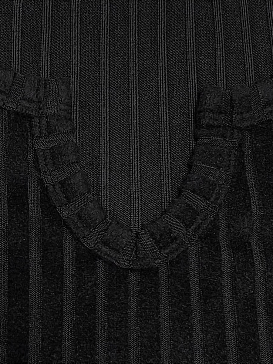 Femme Pull Chandail Décontractées Flexible Couleur monochrome A côtes Col V Boutons Tricoté manche longue Hauts réguliers Tricoter Extérieur du quotidien Fin de semaine Noir Automne Hiver de 2025 ? $36.99 –P4