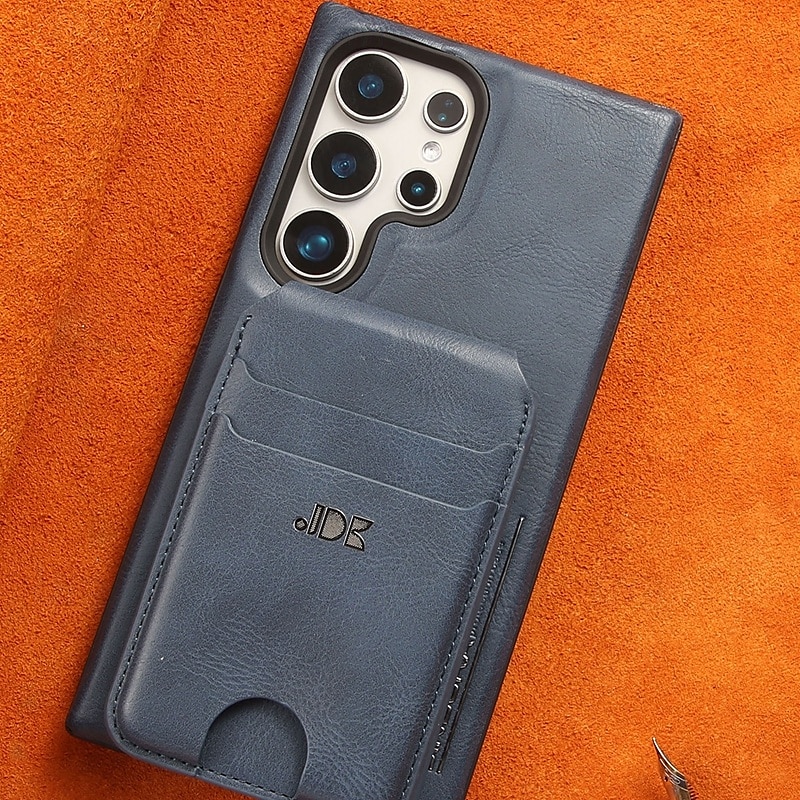 2025年 電話 ケース 用途 S24 Ultra S24 Plus S24 S23 S23 Ultra S23 Plus バックカバー スタンド付き 磁石バックル カード挿入口 レトロ風 TPU PUレザー  コレクション – $32.99 –P15