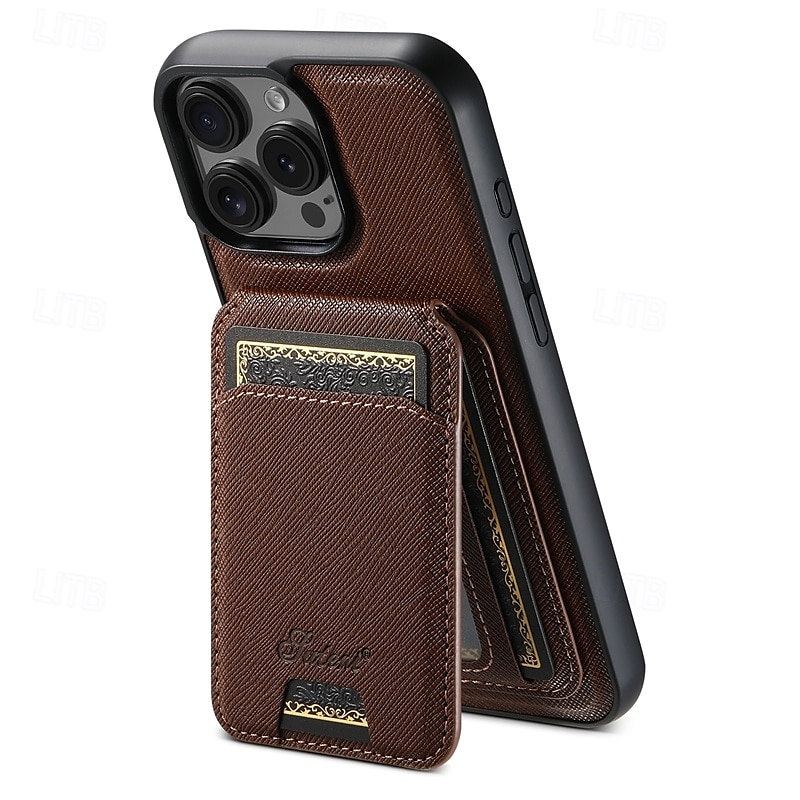 Phone Case For iPhone 16 Pro Max Plus iPhone 15 Pro Max Plus iPhone 14 13 12 Pro Max Plus iPhone 14 Pro Max iPhone 13 12 Pro Max Back Cover with Stand Holder Detachable Magnetic Retro TPU PC PU 2025 - $24.99 –P2
