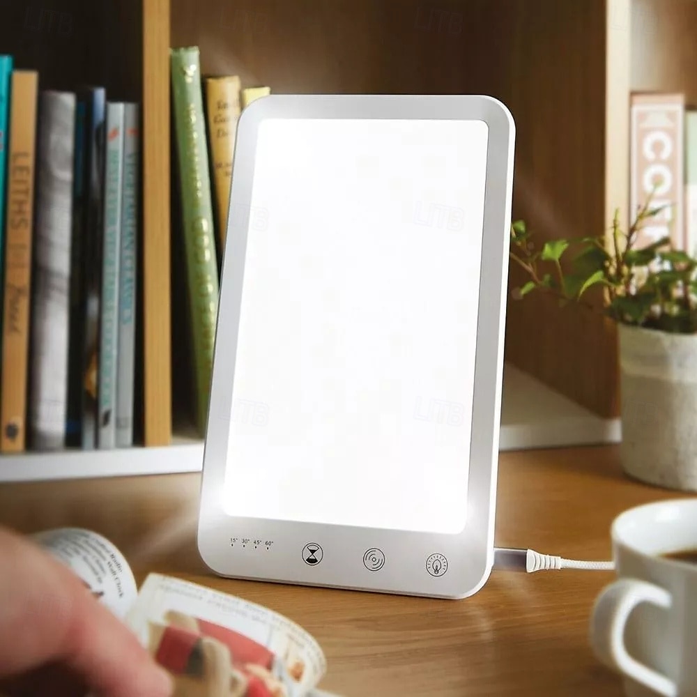 Lampe triste Lampe de luminothérapie sans UV Lampe portable à lumière naturelle avec lumière LED et 3 niveaux de luminosité réglables et température de couleur &fonction mémoire de 2025 ? $39.99 –P1