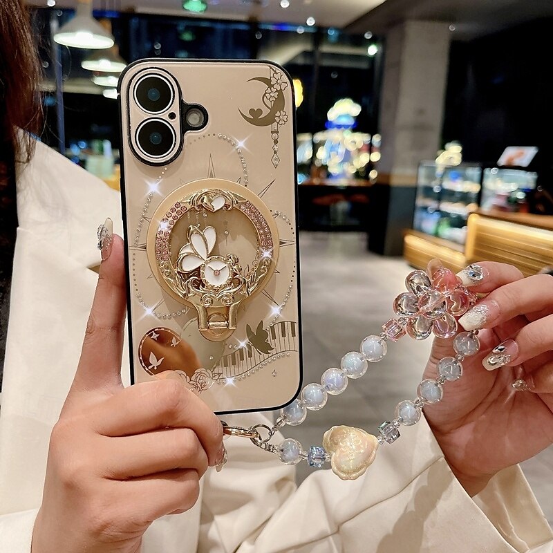 Phone Case For iPhone 16 Pro Max Plus iPhone 15 Pro Max Plus iPhone 14 Pro Max iPhone 14 Pro Max Plus iPhone 13 Pro Max Back Cover with Stand Holder Magnetic Support Wireless Charging Retro TPU PC 2025 - $20.99 –P6