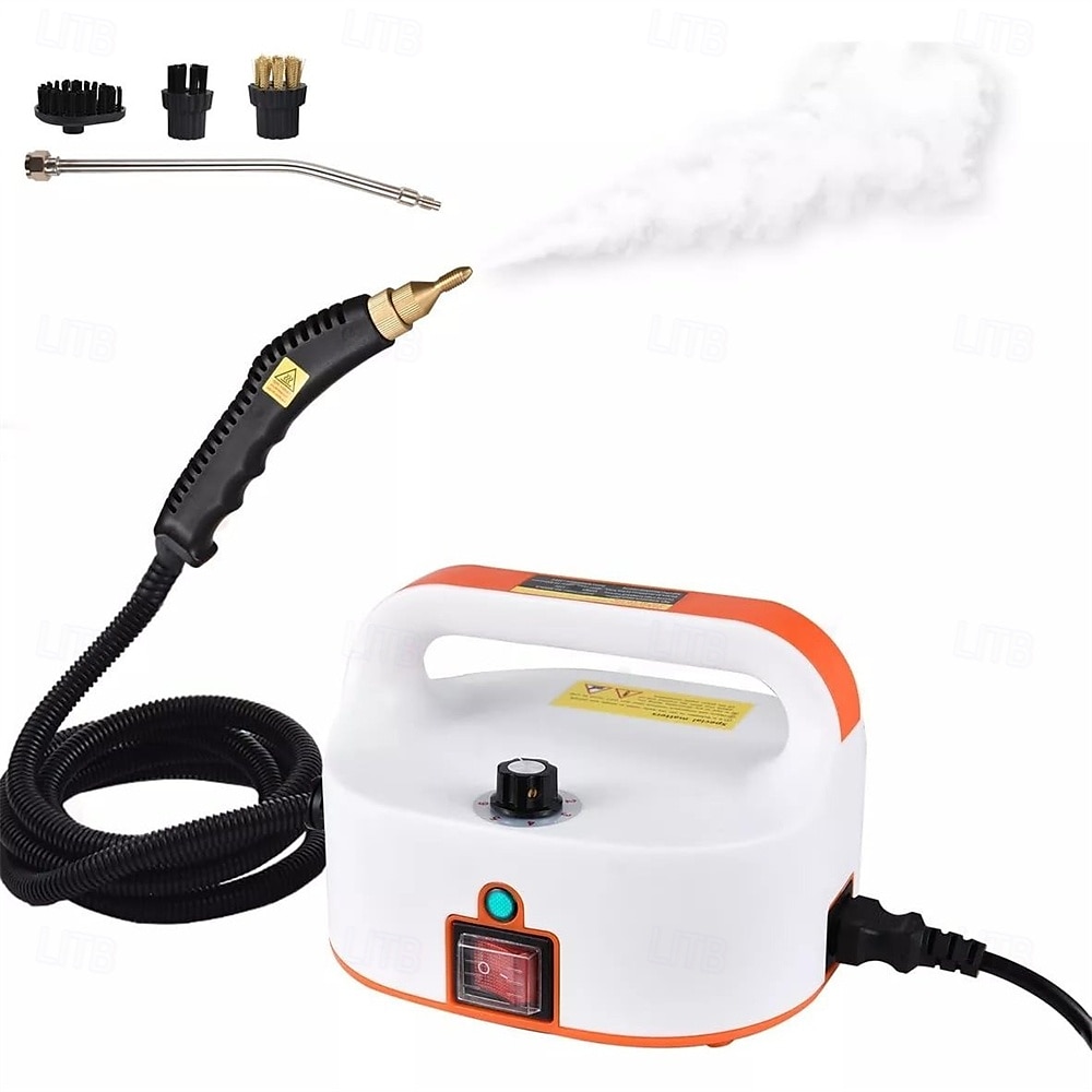 Mașină de curățat cu abur portabil de mână de 1500 W, mașină de curățat cu abur sub presiune la temperatură înaltă cu capete de perie 2026 - $78.99 –P10