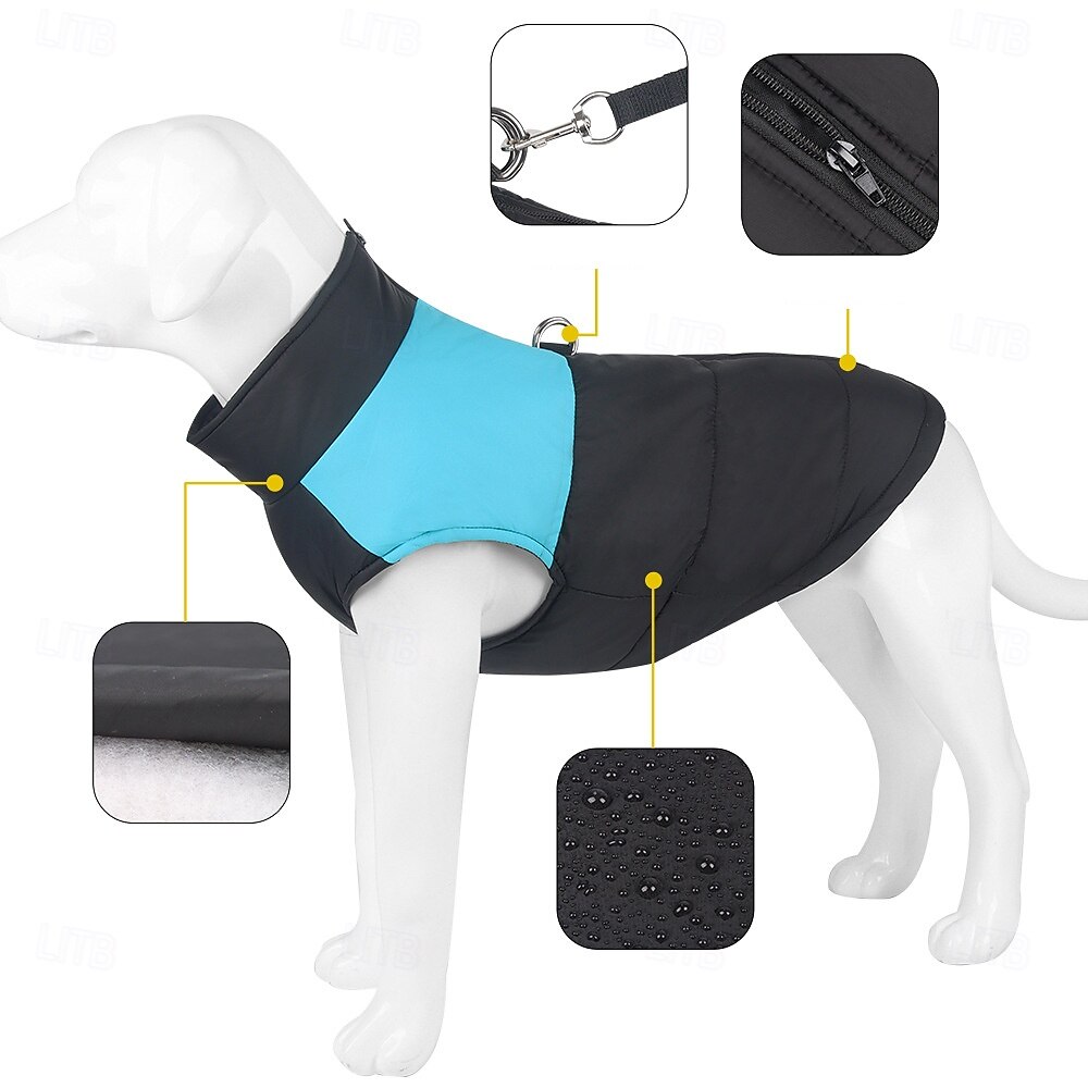 Psi Kabáty Kurtka Bunda Parka s Harnessem Reflexní Teplý Voděodolný Oblečení pro psy for Small Střední Velký 2025 - $12.49 –P2