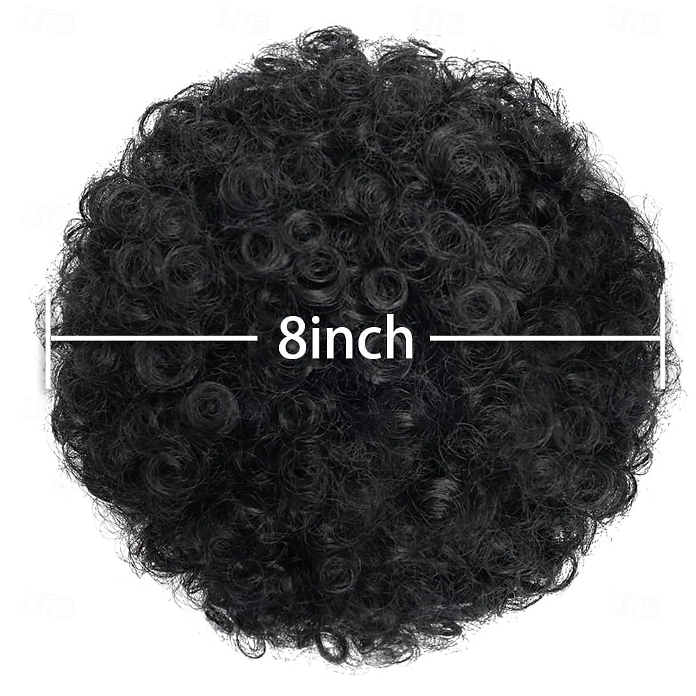 Afro Puff Drawstring Ponytail Extension for Black Women Synthetic Kinky Curly Hair Buns Hair Piece for Black Women 2025 - $10.99 –P7
