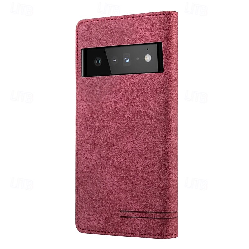 teléfono Funda Para Píxel 9 Pro Pixel 9 Pro XL Pixel 8 Pro Pixel 8 Píxel 9 Pixel 7 Pixel 7 Pro Pixel 6 Pixel 6 Pro Funda Trasera con Soporte Ranura para tarjetas Antigolpes Retro TPU Cuero de PU 2025 - $16.99 –P3