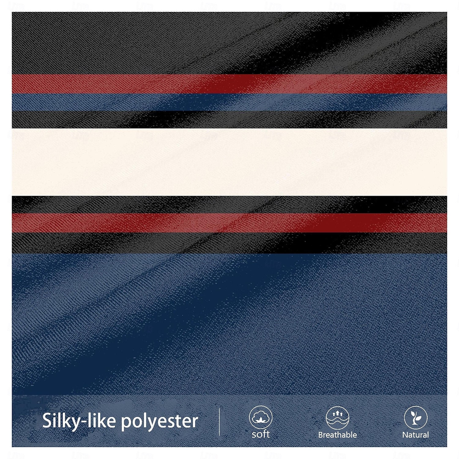 Miesten Raidoitettu Rugby poolopaidat Pitkähihainen Poolopaidat Kaulus Business Casual Muodollinen Loma Arkikäyttö 3D-tulostus Napit Kevät Syystalvi Sininen 2025 - $23.99 –P3