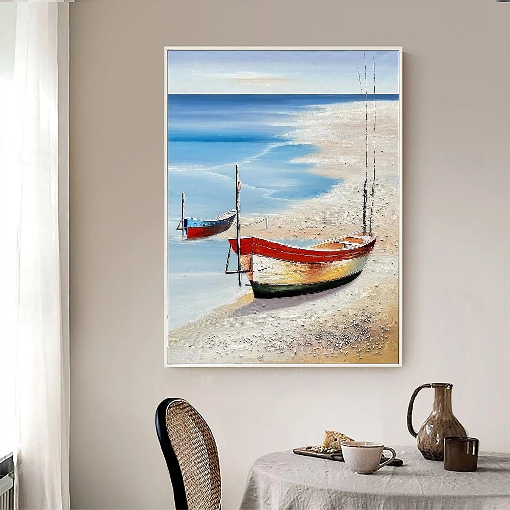 zeilboot olieverfschilderij handgemaakte abstracte zeilboot canvas kunst schilderijen handgemaakte nautische olieverfschilderij grote zeilschip schilderijen wandkunst moderne zeegezicht schilderij 2025 - $116.99 –P3