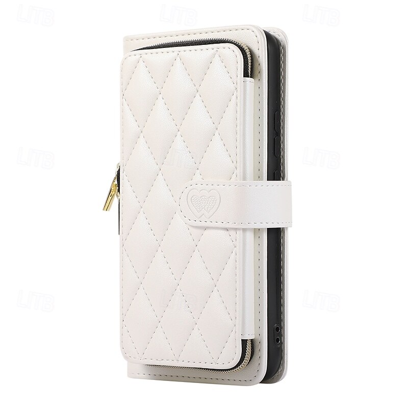 Phone Case For S24 Ultra S24 Plus S24 S24 FE S23 S22 S21 S20 Ultra Plus FE A55 A35 A25 A15 5G A54 A34 A14 A73 A53 A33 A23 A13 A72 A52 A32 A22 A12 A51 Flip Cover with Stand Holder Zipper with Wrist 2025 - $22.99 –P18