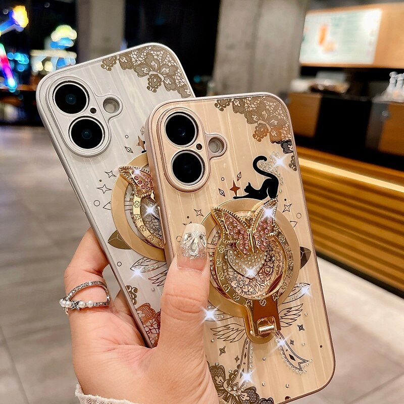 2025年 電話 ケース 用途 iPhone 16 Pro Max プラス iPhone 15 プロマックスプラス iPhone 14 Pro Max iPhone 14 Pro Max Plus iPhone 13 Pro Max バックカバー スタンド付き 磁石バックル ワイヤレス充電をサポート レトロ風 TPU PC  コレクション – $22.99 –P1