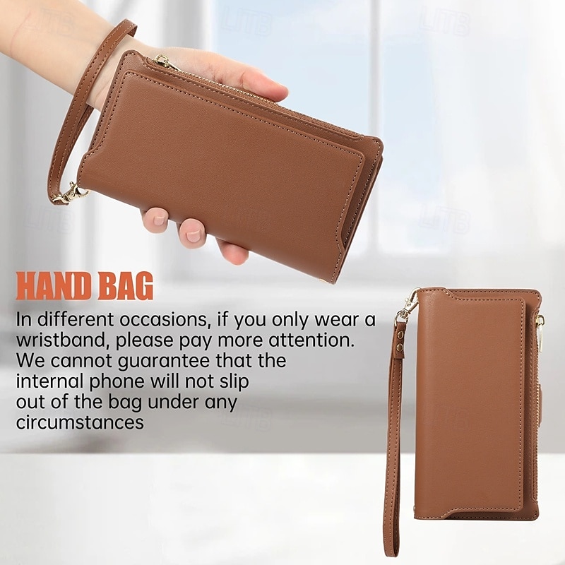 Phone Case For S24 S24 Ultra Plus S23 S22 S21 S20 Ultra Plus FE Wallet Case with Stand Holder Magnetic with Lanyard Retro TPU PU Leather 2025 - $35.99 –P12