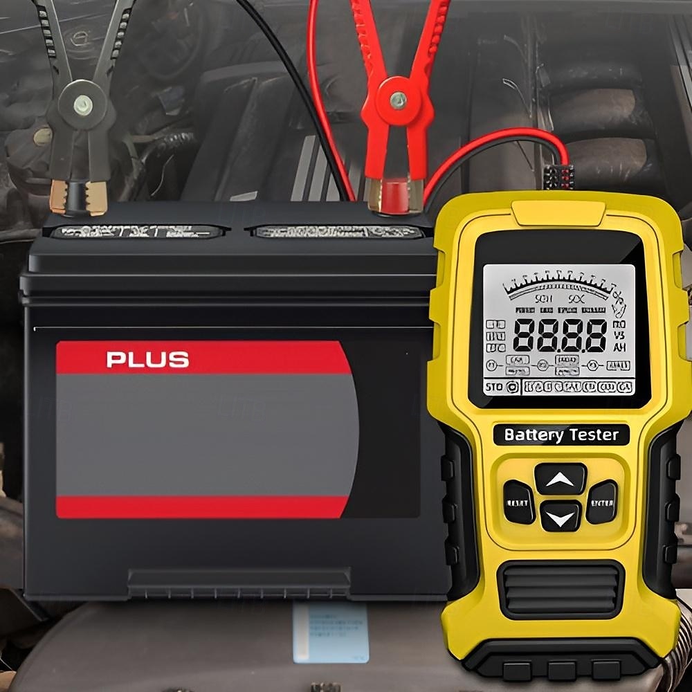 12V/24V Battery Tester for Car and Motorcycle ABS Material Battery-Powered Digital Analyzer with Multi-Protection Voltage & Internal Resistance Detection 2025 - $61.99 –P2