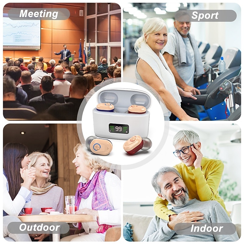 Hearing Aid With Led Charging Case Invisible Hearing Amplifiers Charging Hearing Aid Hearing Devices Hearing Loss Ompensation 2025 - $111.99 –P8