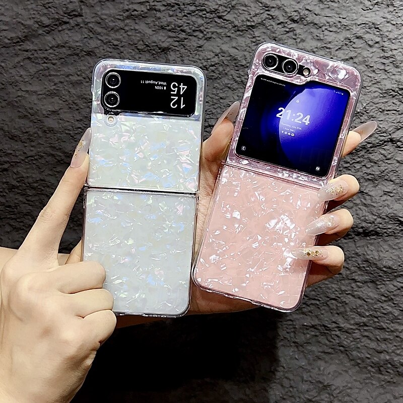 2025年 電話 ケース 用途 サムスンのギャラクシー Zフリップ6 Z Flip 5 Z Flip 4 Z Flip 3 バックカバー 耐衝撃 レトロ風 PC コレクション – $13.99 –P14