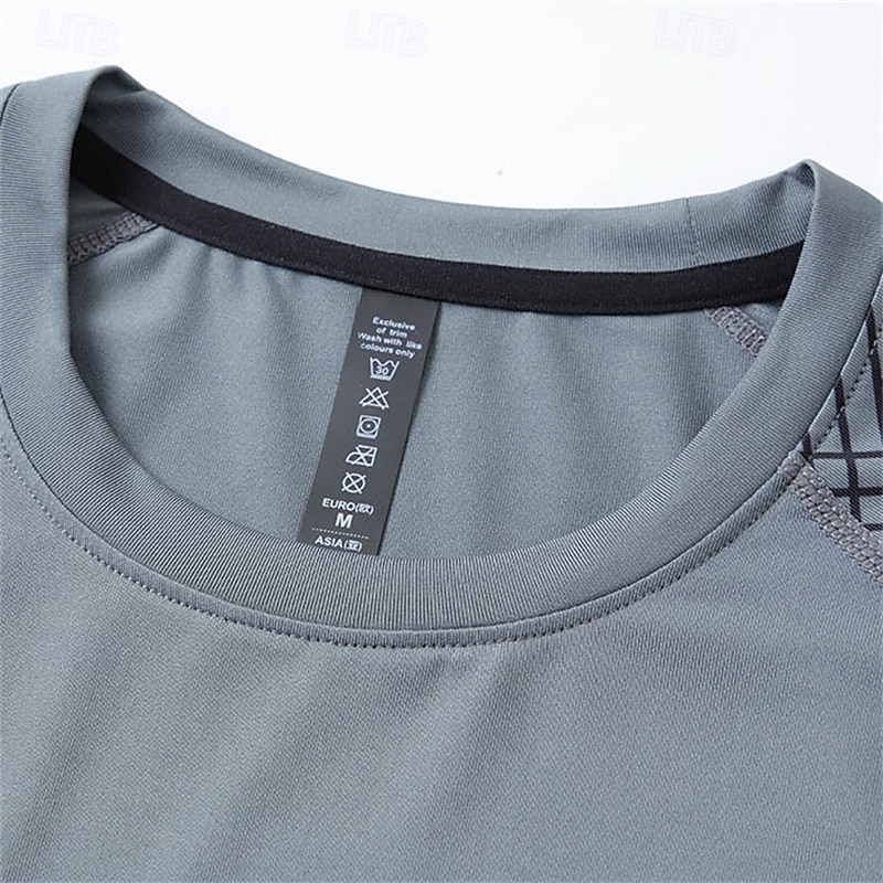 Per uomo T-shirt da corsa Striscia riflettente Manica lunga Maglietta Informale Athleisure Autunno Riflessivo Traspirante Allenamento in palestra Corsa Marcia abbigliamento sportivo Abbigliamento del 2025 a $17.99 –P5