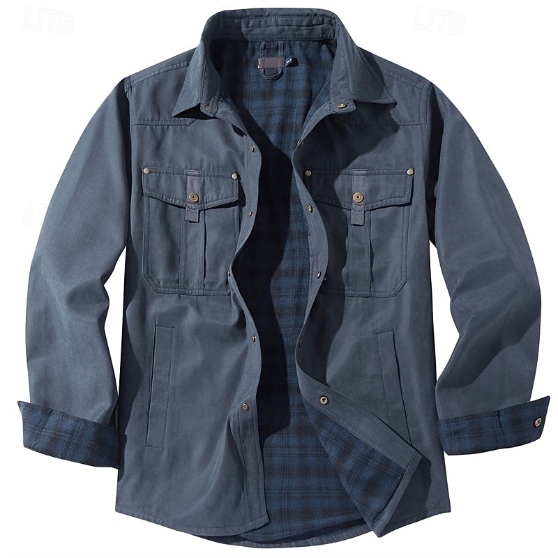 Hombre Chaqueta Cortavientos Al aire libre Resistente al Viento Cómodo Trajes de senderismo Ropa de senderismo Primavera Otoño Chaqueta Paravientos Color sólido Negro Azul Marrón 2025 - $50.99 –P13