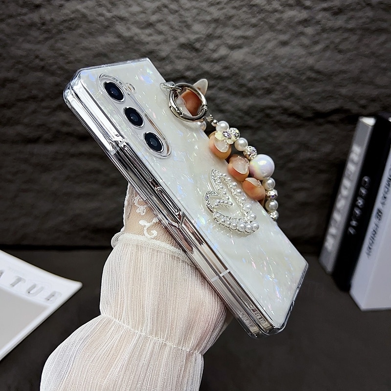 2025年 電話 ケース 用途 Zフォールド6 Z Fold 5 Z Fold 4 Z Fold 3 バックカバー リストストラップ付き 耐衝撃 レトロ風 PC コレクション – $24.99 –P12