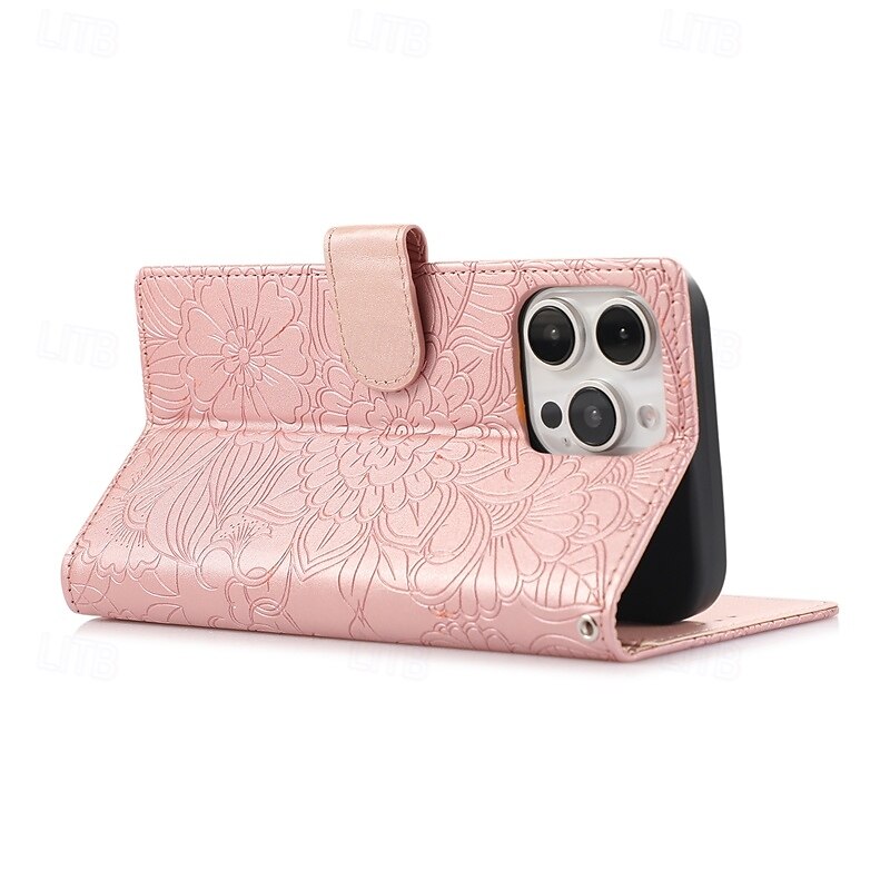 telefon fodral Till iPhone 16 Pro Max Plus iPhone 15 Pro Max Plus iPhone 14 13 12 11 Pro Max Plus iPhone 14 Pro Max iPhone 13 12 11 Pro Max Skal med stativ med handledsrem Kortplats Kontor / företag 2025 - $15.99 –P17