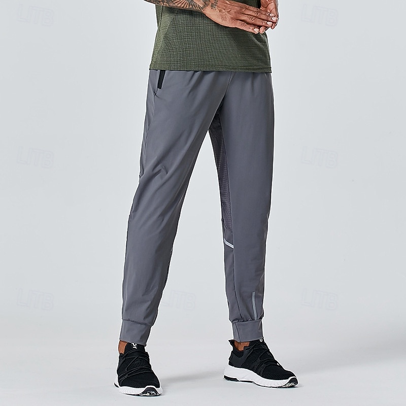 Bărbați Pantaloni Sport Παντελόνια Τρεξίματος Pantaloni de Alergat Cordon Curea elastică Buzunar cu Fermoar Pantaloni Interior În aer liber Sporturi & Exterior Primăvară Toamnă Uscare rapidă Ușor 2026 - $28.99 –P7