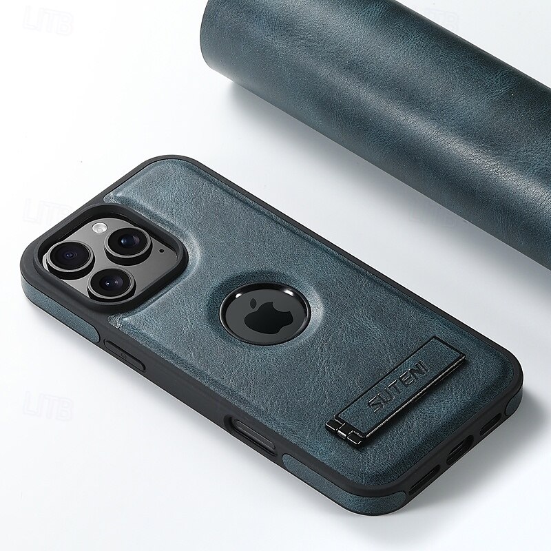 2025年 電話 ケース 用途 iPhone 16 Pro Max プラス iPhone 15 プロマックスプラス iPhone 14 13 12 Pro Max Plus iPhone 14 Pro Max iPhone 13 12 Pro Max バックカバー スタンド付き 磁石バックル ワイヤレス充電をサポート レトロ風 TPU PC PUレザー  コレクション – $22.99 –P10