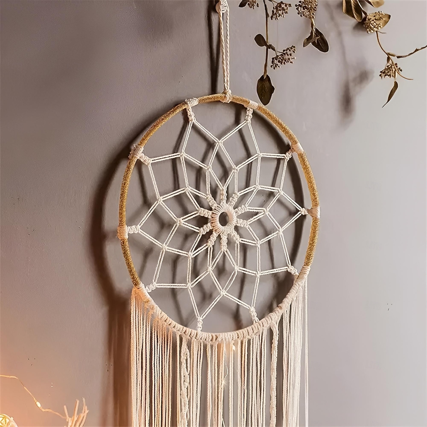 Traumfänger zum Aufhängen an der Wand, gewebter Traumfänger für die Wand, handgefertigt, Boho-Traumfänger, Quasten, Dekoration, Heimdekoration, Kunsthandwerk 2025 - $20.99 –P3