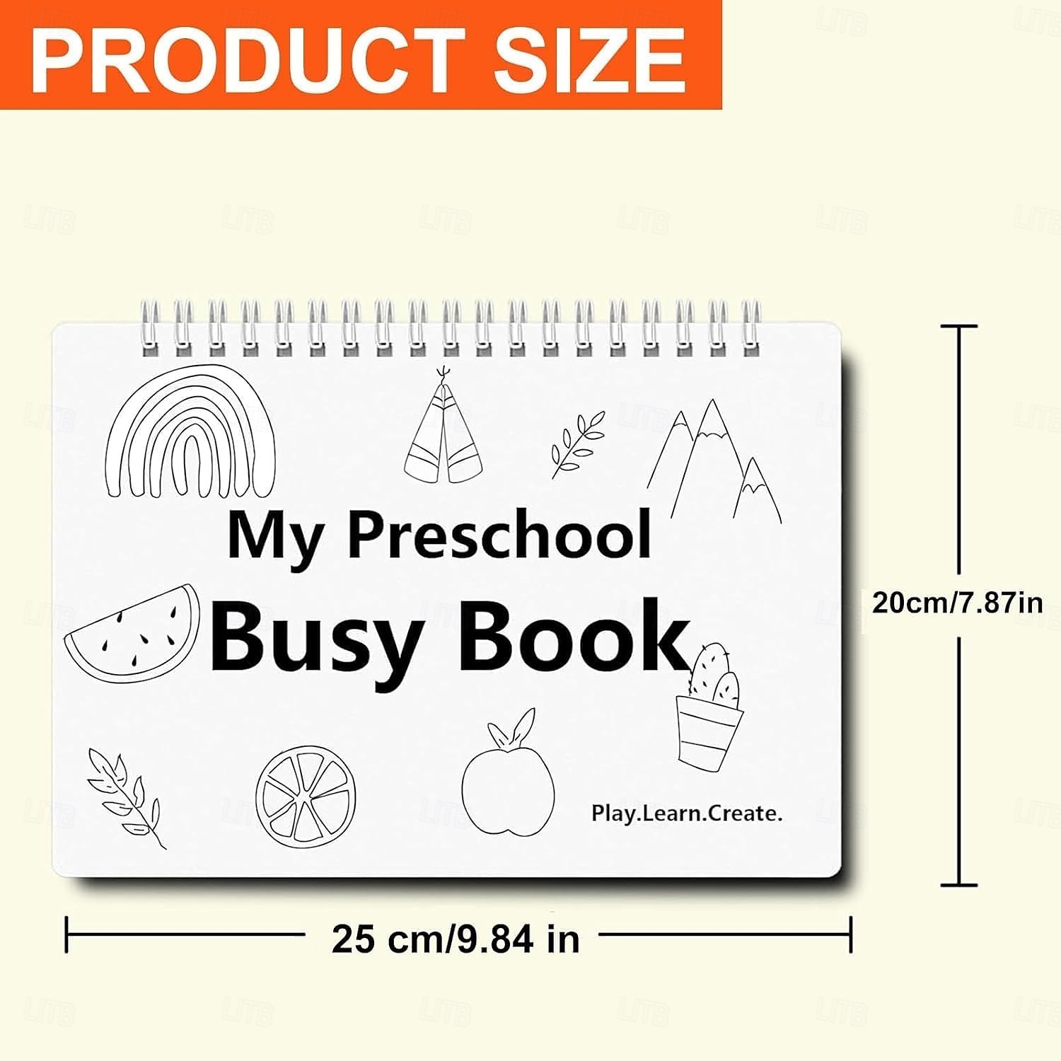 il mio libro attivo per la scuola materna, libro attivo per le attività di apprendimento in età prescolare, libro attivo per i bambini piccoli, quaderno di lavoro educativo, raccoglitore per l'apprendimento (pennarelli colorati non inclusi) del 2025 a $17.99 –P3