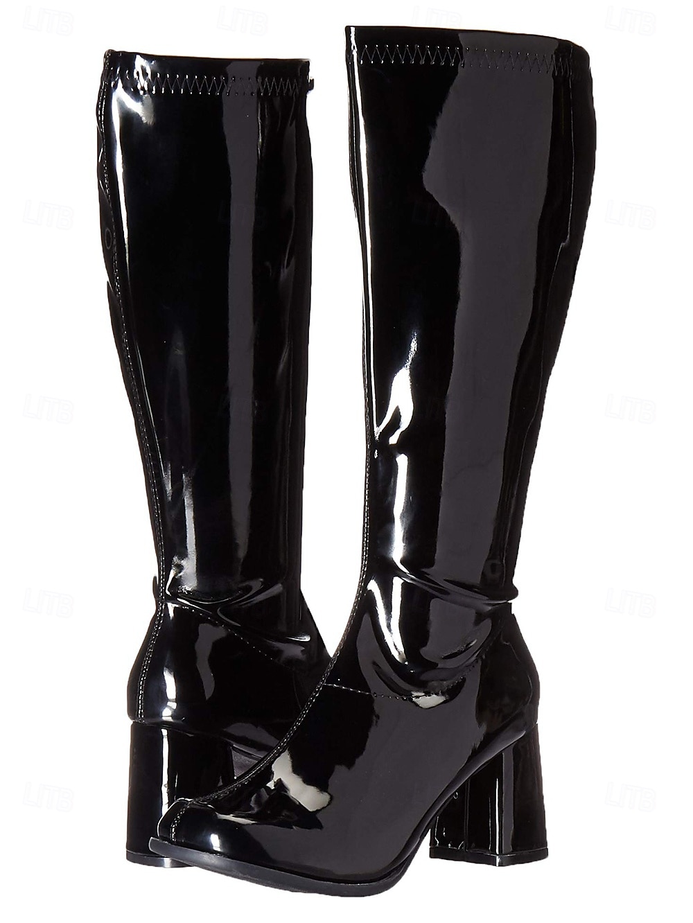 Retro 70. léta Boty Gogo boty Ke kolenům Flitry Maškarní kostým Dámské Karneval Párty Klub Pride Parade Dospělé Boty 2025 - $55.99 –P7