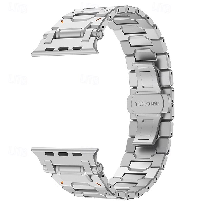 Solo Loop Kompatibilis valamivel Apple Watch óraszíj 42mm 44mm 45mm 49mm Fém kapocs Állítható Rozsdamentes acél Csere óraszíj mert iwatch Ultra 2 Series 9 8 7 SE 6 5 4 3 2 1 2025 - $42.99 –P10