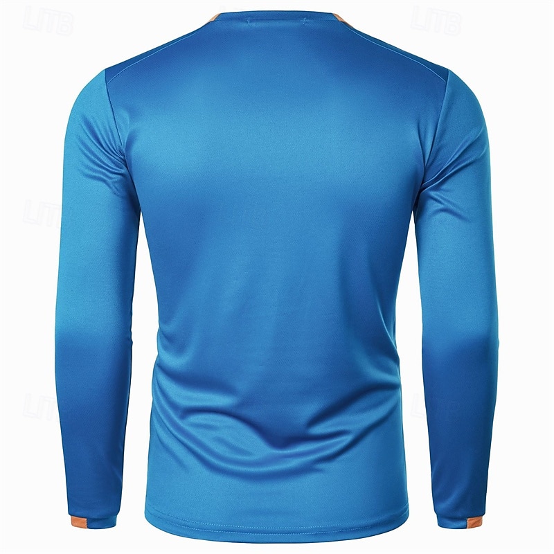 Hombre Camiseta Compresión Camisa atlética Camisa de gimnasia Camisa de fitness Camisa de Compresión Acolchada Manga Larga Camiseta Casual Ropa Deportiva Bloque de color Secado rápido Suave 2025 - $12.99 –P19