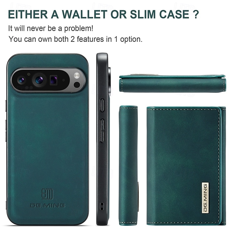 Phone Case For Pixel 9 Pro Pixel 9 Pro XL Pixel 8 Pro Pixel 8 Pixel 9 Pixel 7 Pixel 7 Pro Pixel 6 Pixel 6 Pro Pixel Fold Back Cover with Stand Holder Detachable Magnetic Retro TPU PU Leather 2025 - $23.99 –P5