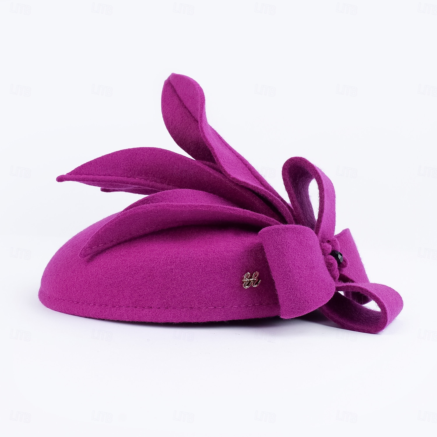 2026年 エレガントなウールの帽子 ファシネーター ケンタッキーダービーハット クラシック ソリッドカラー 結婚式 / ティーパーティー / レディースデー かぶと 女性用 秋&amp; 冬  コレクション – $57.99 –P5