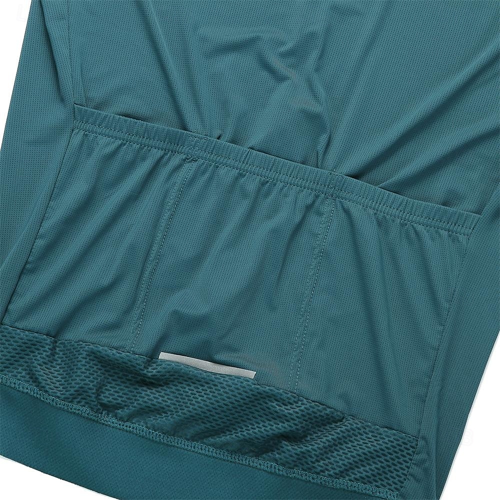 wosawe zomer heren fiets lange mouw top snel drogend ademend vocht afvoerend zweet afvoerend sport top fiets jersey bt286 2025 - $46.99 –P13