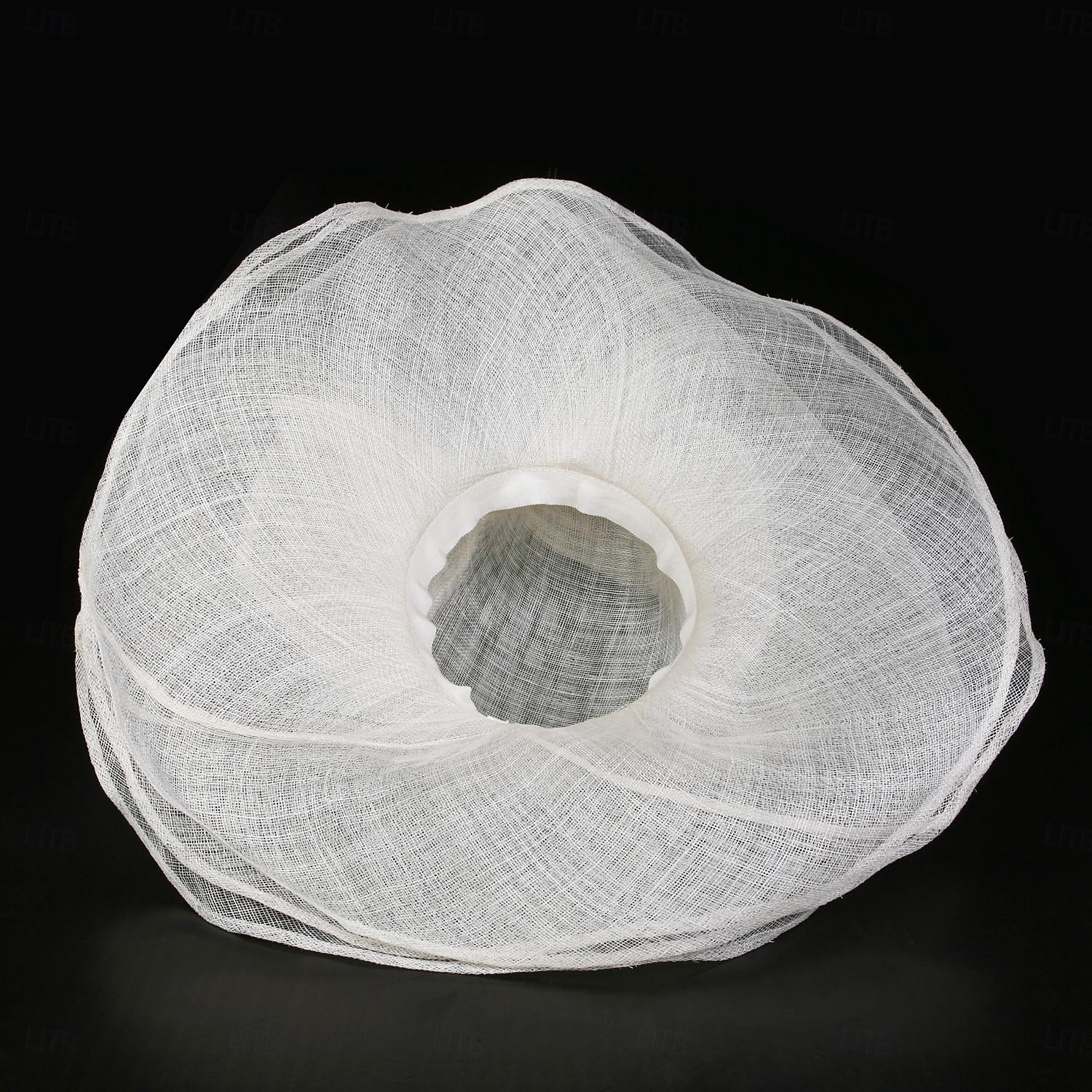 Chapeaux Coiffure Lin Chapeau Melon / Cloche Chapeau de soleil Chapeau Sinamay Mariage Casual Course de chevaux Journée des dames Coupe de Melbourne Elégant Britanique Avec Fleur Casque Couvre-chef de 2026 ? $71.99 –P18