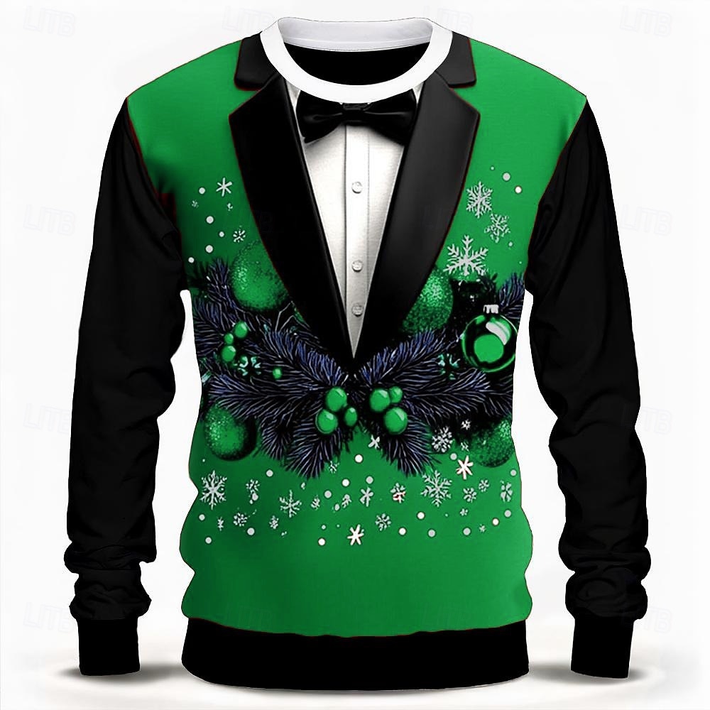 Natale Per uomo buon Natale Felpe Felpa Felpa Manica lunga Felpa Girocollo Di tendenza Giornaliero Festa Stampa 3D Natale Da mare Feste Girocollo Stampa 3D Inverno Primavera & Autunno del 2025 a $29.99 –P8