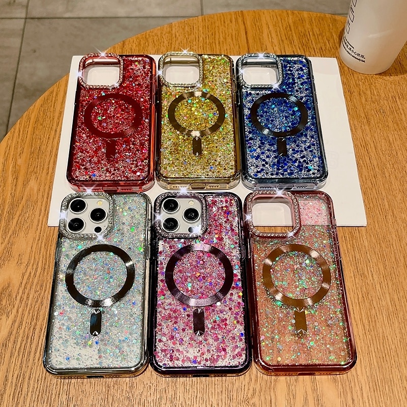 2025年 電話 ケース 用途 iPhone 16 Pro Max プラス iPhone 15 プロマックスプラス iPhone 14 13 12 Pro Max Plus iPhone 14 Pro Max iPhone 13 12 Pro Max バックカバー 磁石バックル ワイヤレス充電をサポート 耐衝撃 レトロ風 TPU PC  コレクション – $17.99 –P1