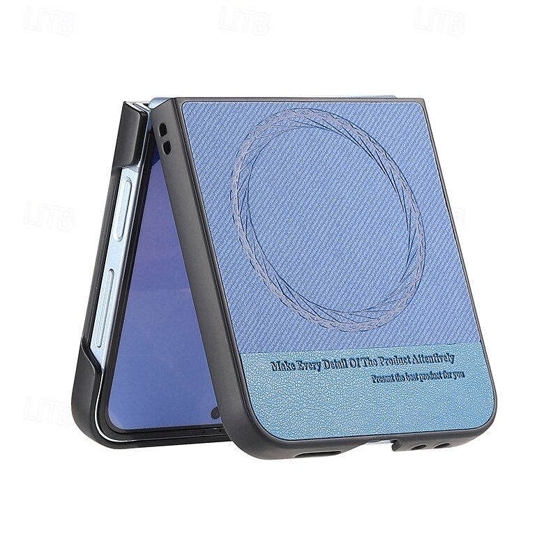 puhelin Etui Käyttötarkoitus Z Flip 6 Z Flip 5 Z Flip 4 Z Flip 3 Takakuori Magneetti Tukee langatonta latausta Iskunkestävä Retro TPU PC 2025 - $15.99 –P2