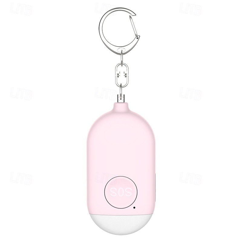 Pequeño llavero de autodefensa con sirena y luz LED SOS recargable de 120 dB que ayuda a los ancianos &Niños Emergencias Ancianos Personas mayores Pacientes discapacitados 2025 - $19.99 –P11