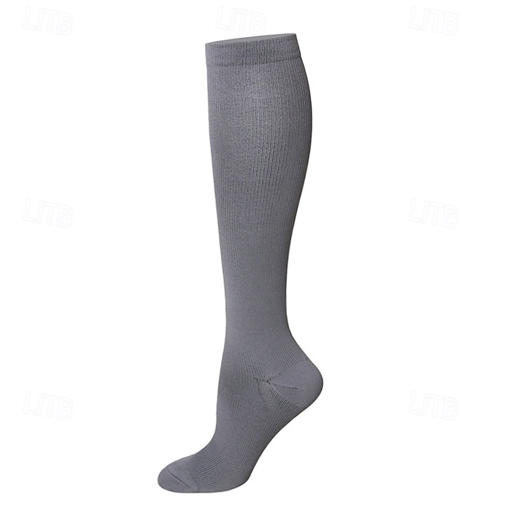 Yoga Socks 3 Pairs Men's Women's Compression Socks Anti-Slip Breathable Sweat wicking Comfortable Gym Workout Basketball Football / Soccer Running Jogging Sports Solid Colored Fashion Polyester 2026 - $8.99 –P9