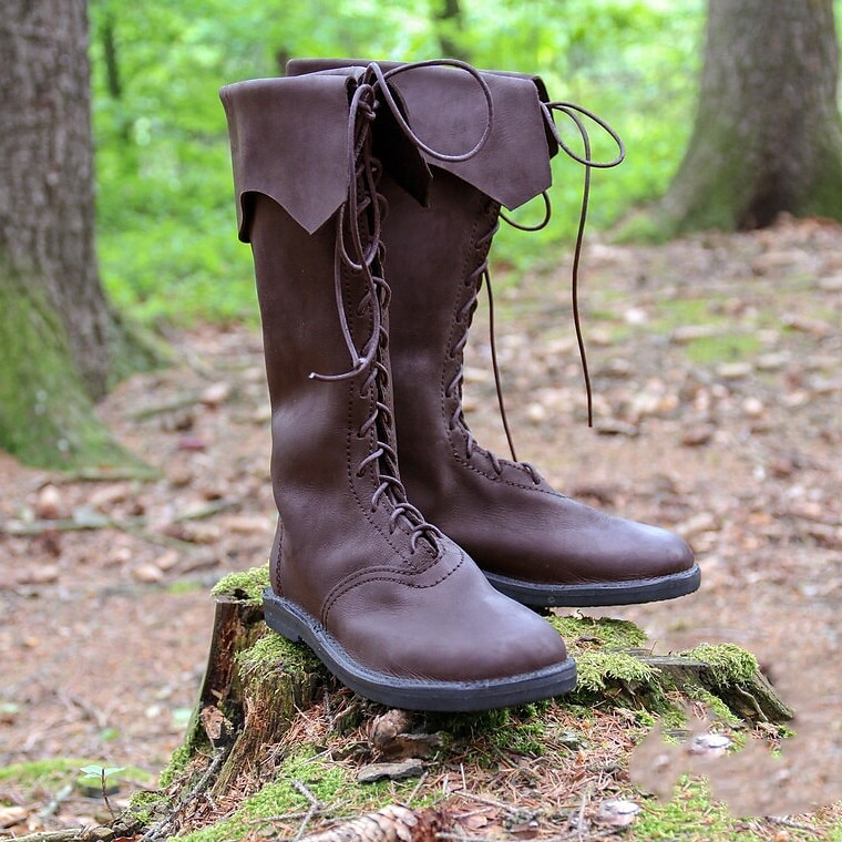 Středověké Renesanční Boty Pánské Unisex Keltské Pirát Steampunk předvečer Všech svatých Karneval Plesová maškaráda Večírek LARP Ren Faire Dospělé Boty 2025 - $54.99 –P5