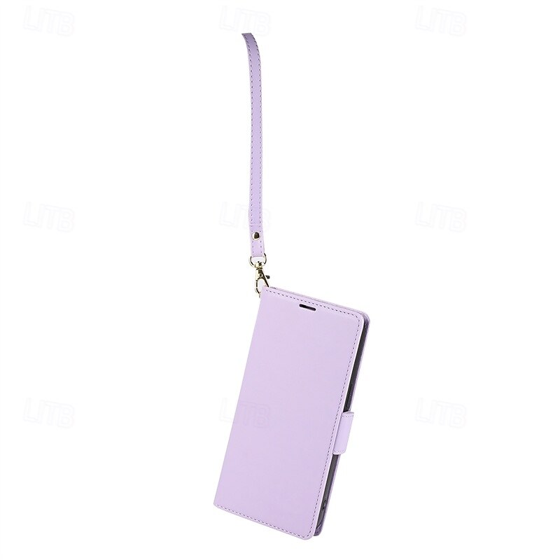Phone Case For S24 S24 Ultra Plus S24 FE S23 S22 S21 S20 Ultra Plus FE A55 A35 A25 A15 5G A14 A34 A73 A53 A33 A72 A52 A42 A12 Back Cover with Stand Holder with Wrist Strap Card Slot Retro TPU PU 2025 - $16.99 –P15